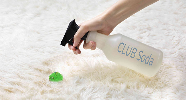 Rremoving Slime By using Club soda